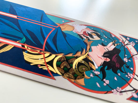 「Démons Nouveaux」Gold Foil Bookmark