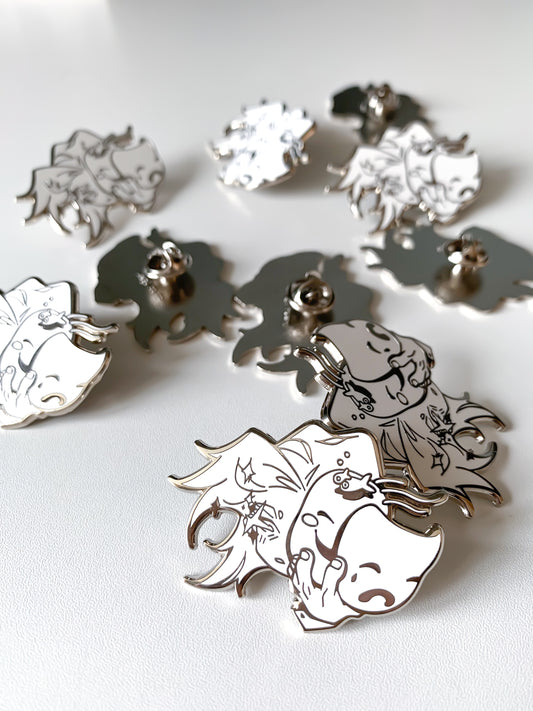 「The Masks We Wear」Enamel Pin