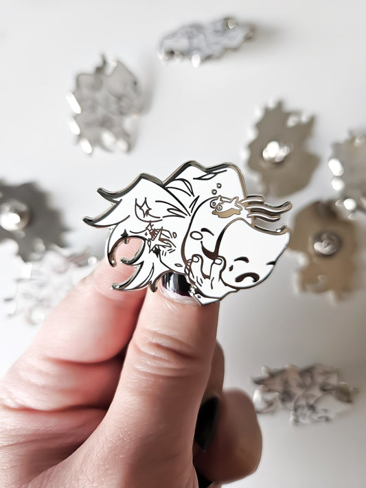 「The Masks We Wear」Enamel Pin