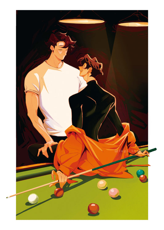 「Midnight Snooker」A5 Print