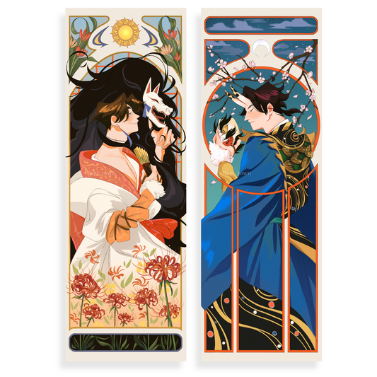 「Démons Nouveaux」Gold Foil Bookmark