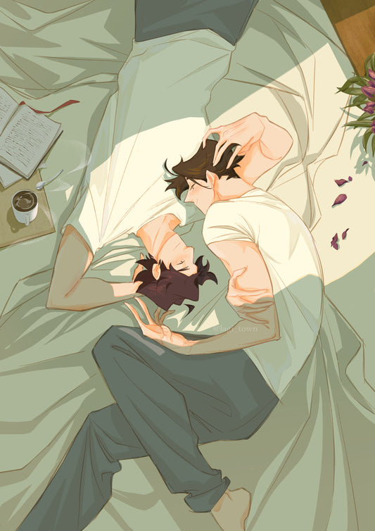 「Jade Mornings」A5 Print