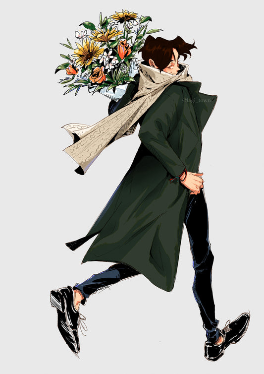 「Sunflowers in Autumn」A5 Print