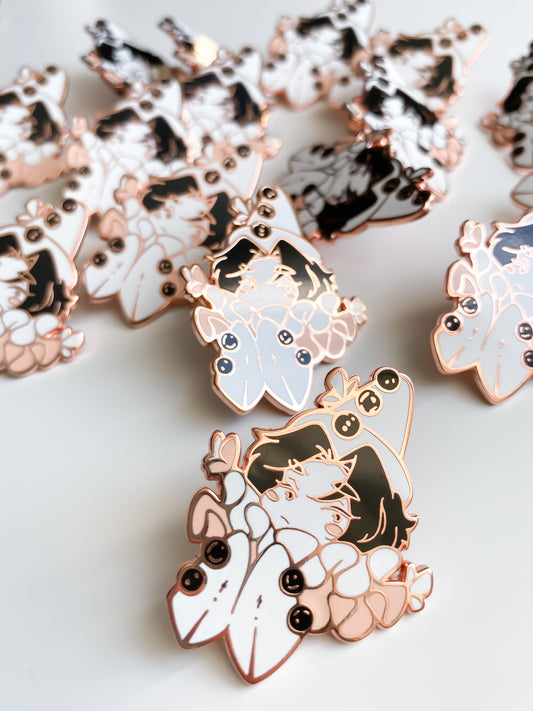 「Moths to a Clown」Enamel Pins