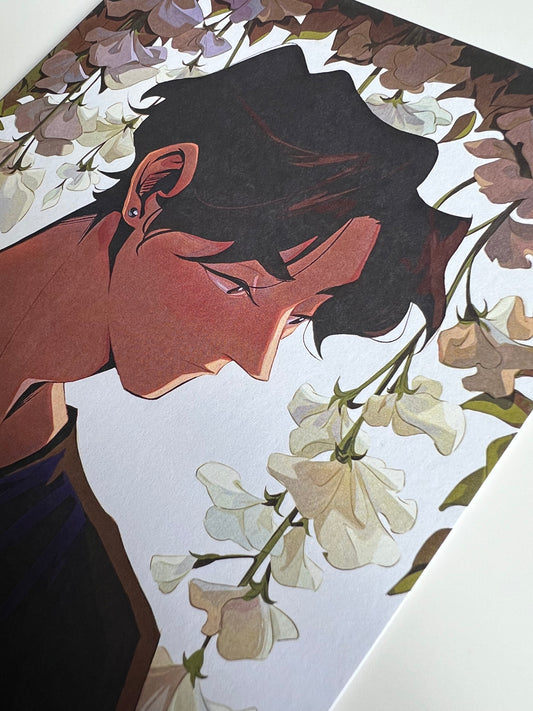 「Wisteria」A5 Print