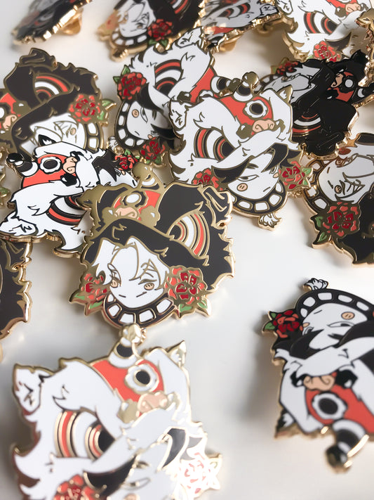 「Two Heads are Better than One」Enamel Pins