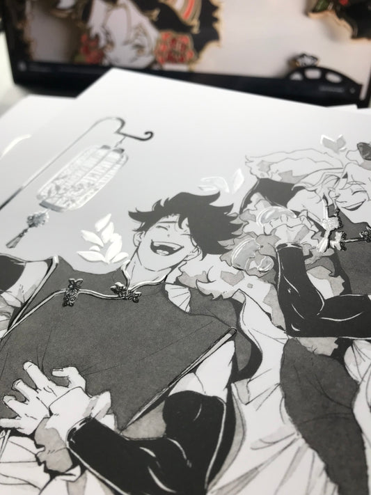 「Inktober #31」A4 Spot UV Print