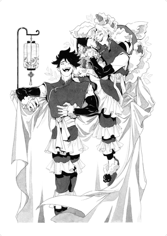 「Inktober #31」A4 Spot UV Print