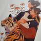 「Lions & Tigers & Tiger Lillies」A5 Print
