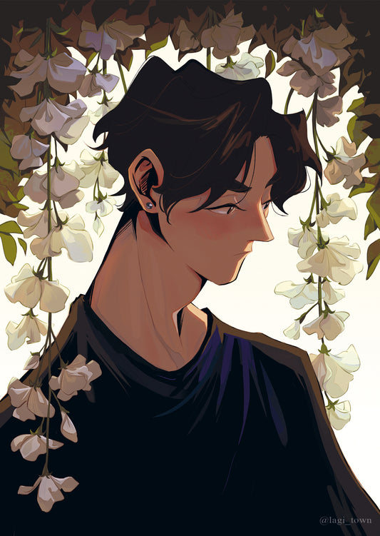 「Wisteria」A5 Print